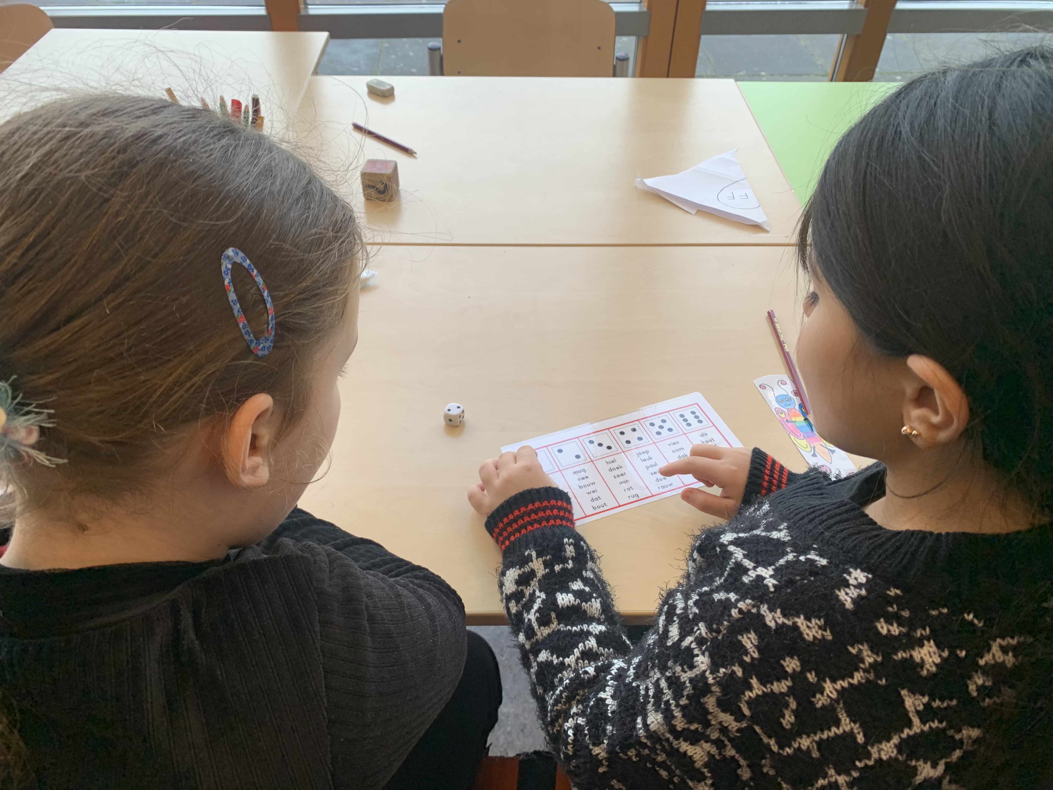 Woorden lezen met een dobbelsteen