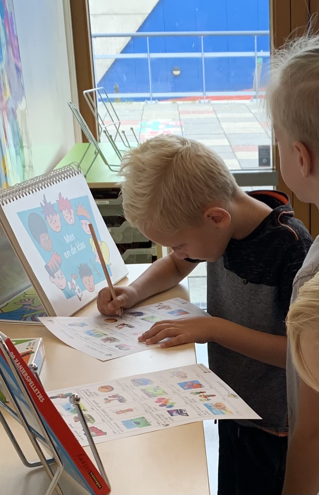 De eerste schooldag in groep 4!