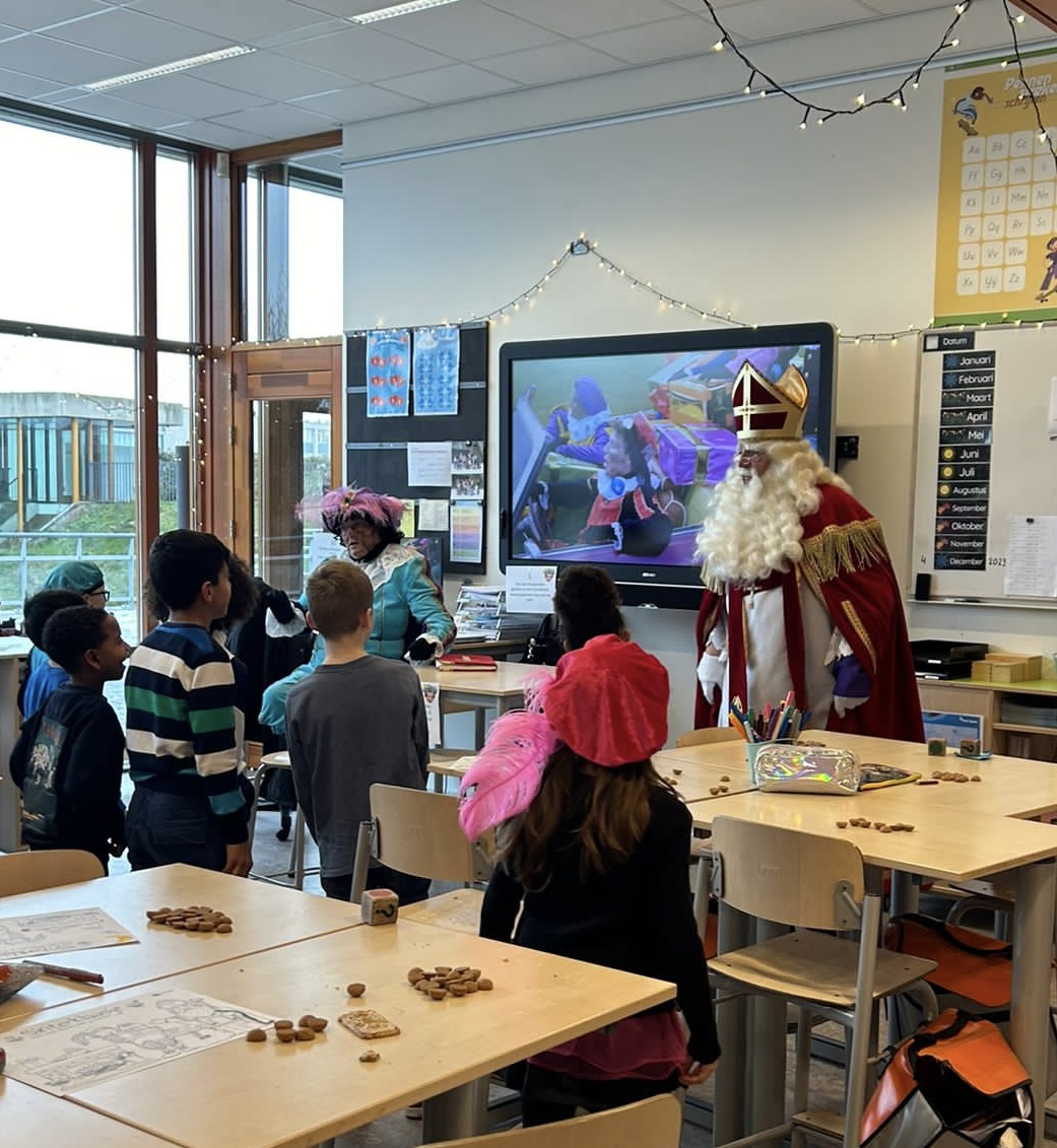 Sinterklaasviering in groep 4