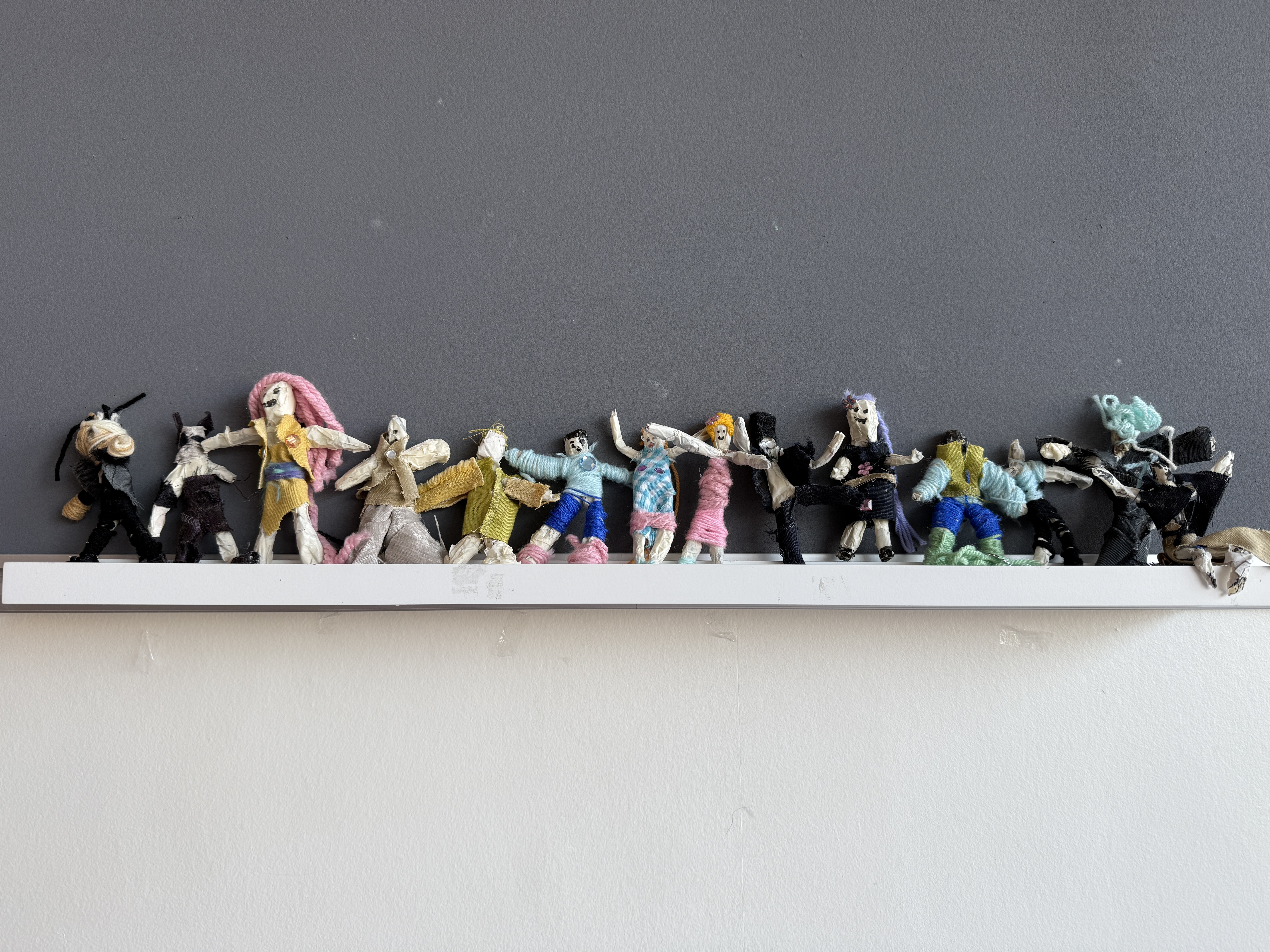 Fantasiepoppetjes maken met  draad